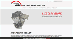 Desktop Screenshot of clockwisemotion.co.uk
